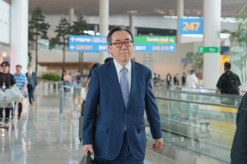 지난 6월 유엔 안보리 참석차 출국하는 조태열 장관.(사진=연합뉴스)