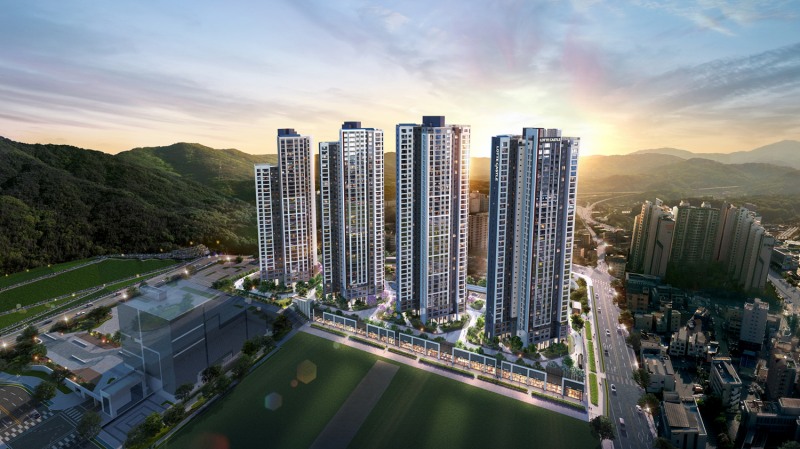 의정부 롯데캐슬 나리벡시티 투시도.(사진=롯데건설)