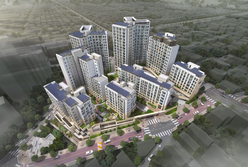 디에이치 대치 에델루이 조감도.(사진=현대건설)