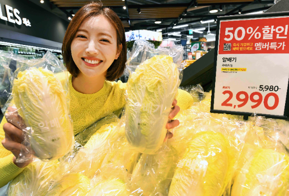 홈플러스, ‘반값’ 알배기 배추 기획전 진행