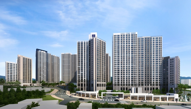 파주 문산역 3차 동문 디 이스트 센트럴 투시도.(사진=동문건설)