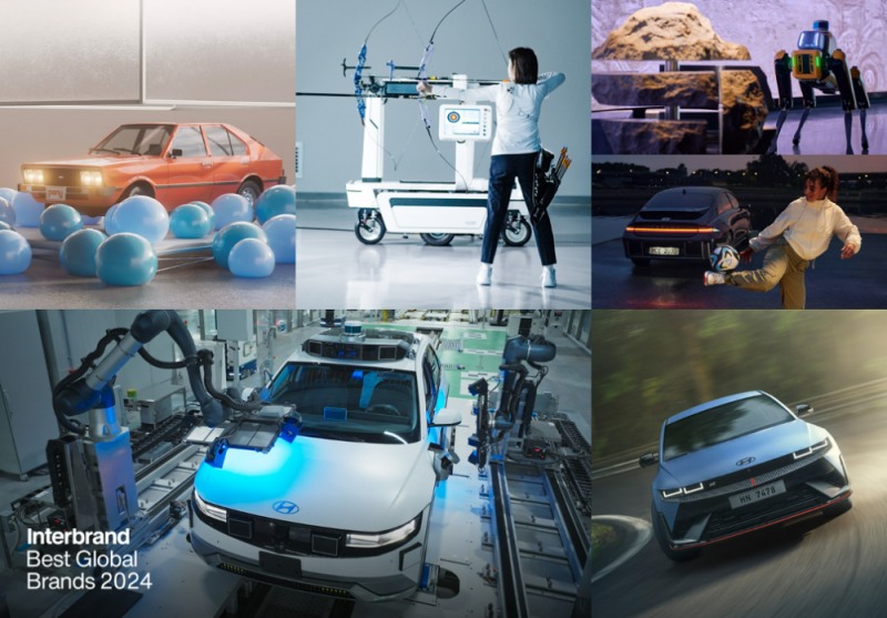 ‘2024 월드카 어워즈’에서 ‘세계 올해의 고성능차’로 선정된 아이오닉 5 N, 현대차의 헤리티지를 재조명한 특별 전시, 양궁 국가대표팀 후원 등 최근 현대자동차 브랜드 가치 상승에 기여한 활동들로 연출한 이미지.(사진=현대자동차)