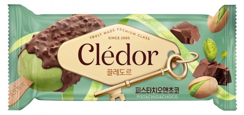 빙그레, ‘끌레도르 피스타치오앤초코’ 선보여
