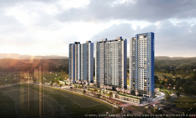 강릉 아테라 투시도.