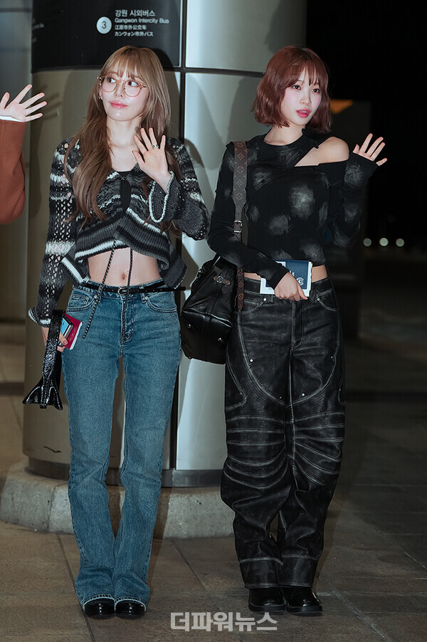 르세라핌사쿠라-김채원,김포국제공항출국