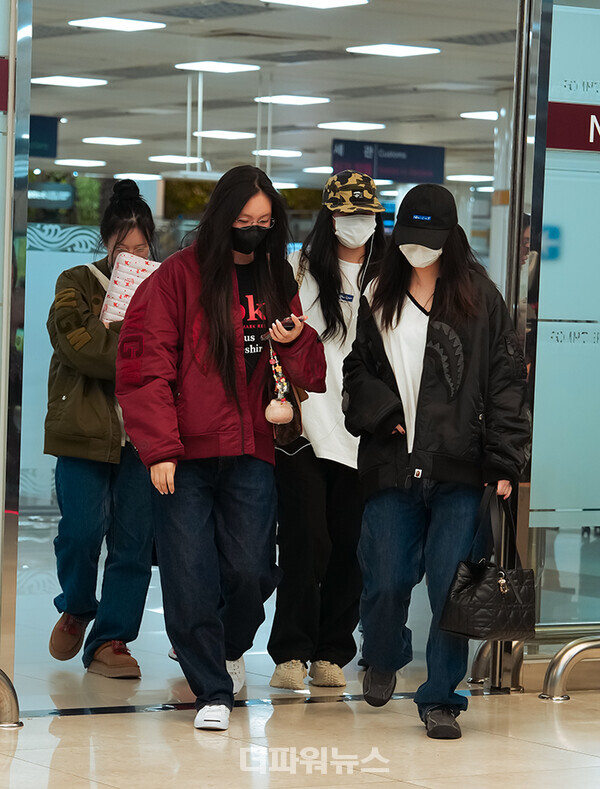 뉴진스,김포국제공항입국