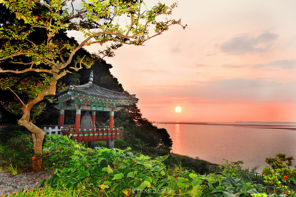 ▲김제망해사낙조.(사진=김제시)