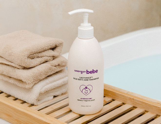 웅진휴캄, 신제품 ‘락토라이스 마일드 바스앤샴푸’ 출시