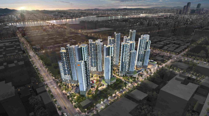 e편한세상 당산 리버파크 조감도.(사진=DL이앤씨)