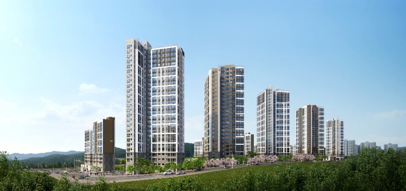 다운2지구 우미린 어반파크(2차) 투시도.(사진=우미건설)