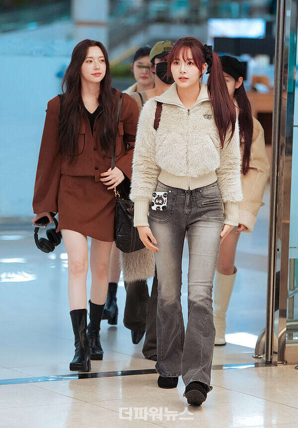 피프티피프티문샤넬-하나,인천국제공항입국