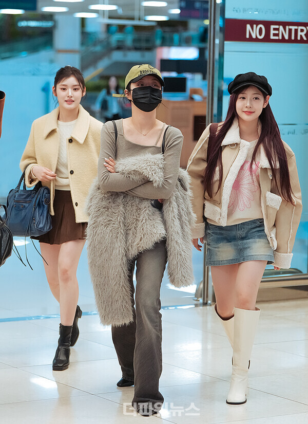 피프티피프티아테나-키나-예원,인천국제공항입국