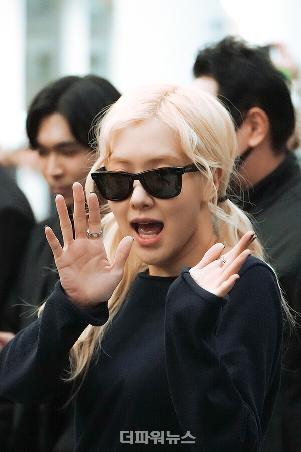 블랙핑크로제,인천국제공항입국