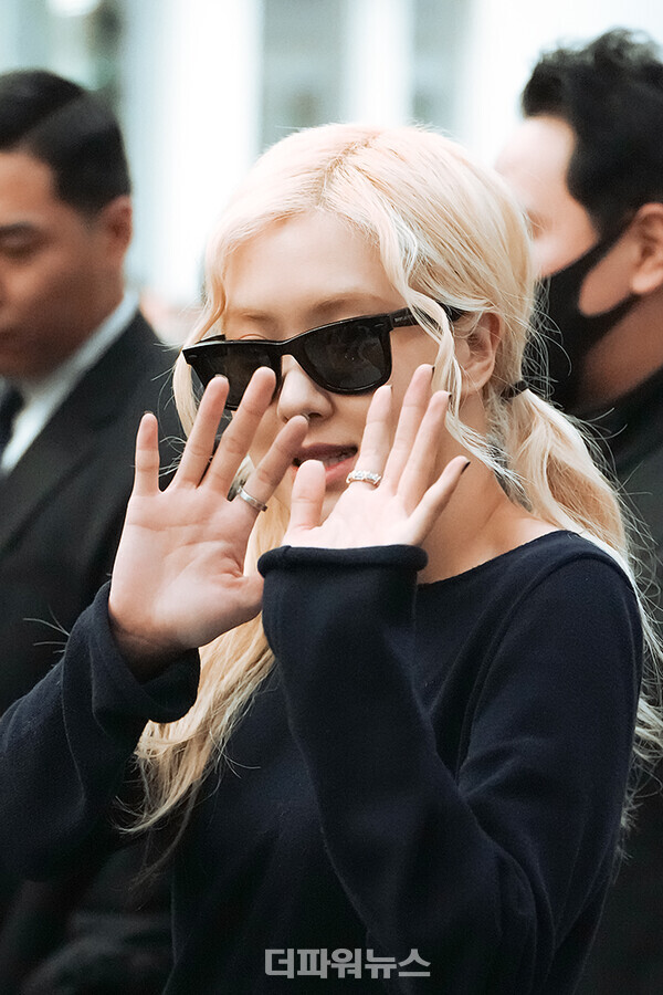 블랙핑크로제,인천국제공항입국