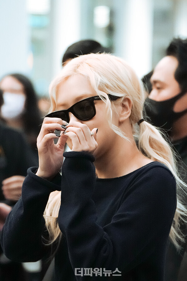 블랙핑크로제,인천국제공항입국