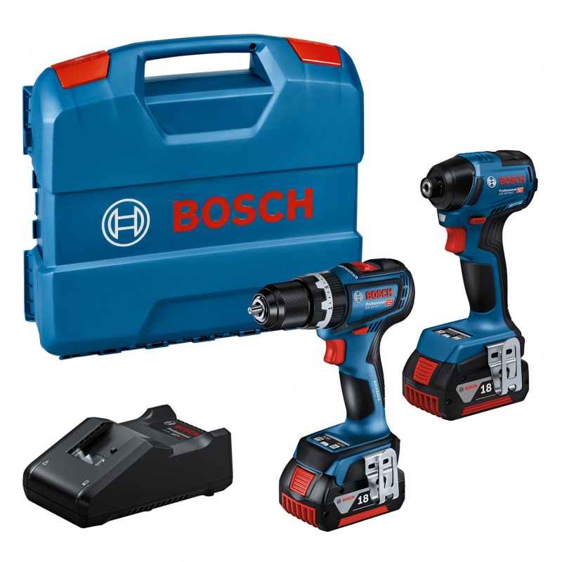 브러쉬리스 임팩 콤보 ‘GDR 18V-220 C & GSB 18V-90 C’.(사진=보쉬 전동공구)