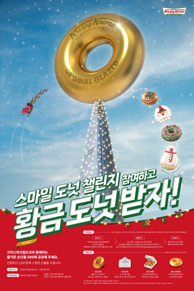 롯데GRS 크리스피크림 도넛, 제3회 스마일 도넛 챌린지 실시