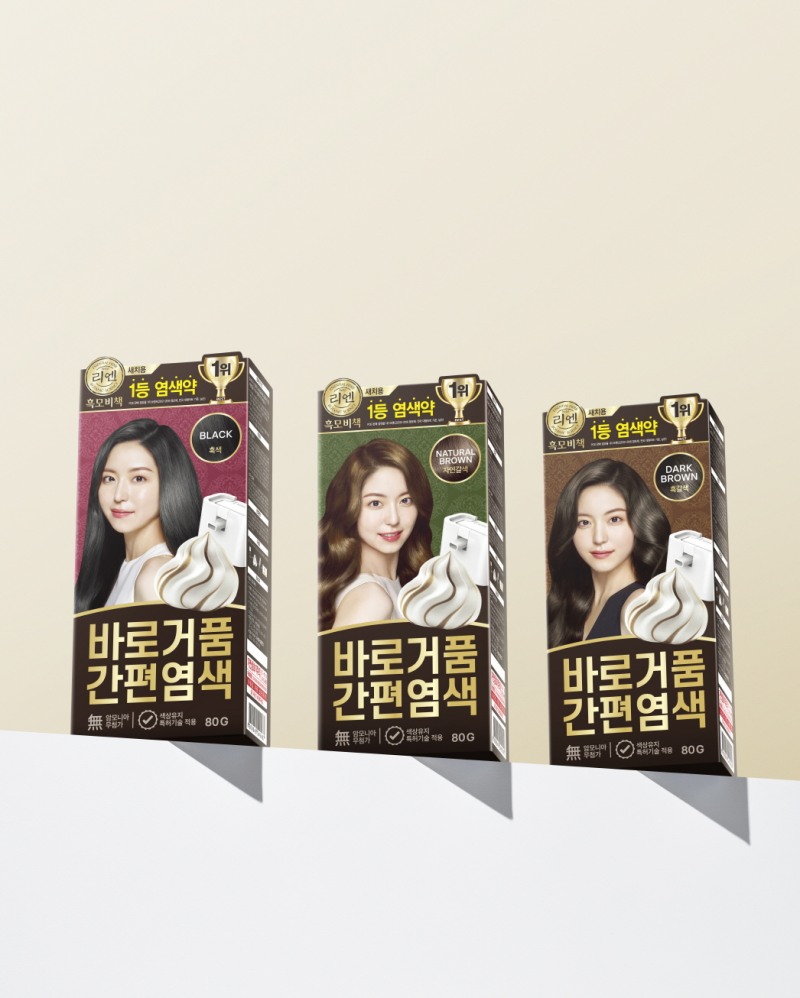 LG생활건강 ‘바로거품 간편염색’ 10만 개 판매 돌파