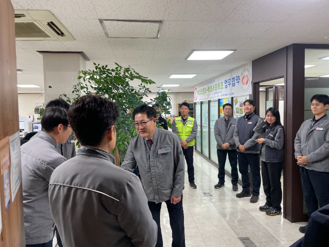 동서발전 권명호 사장, 일산발전·신재생본부 방문