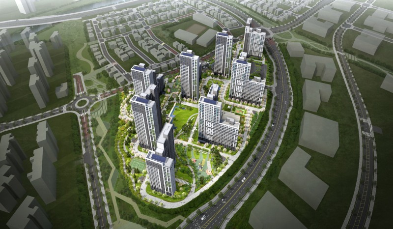 엘리프 옥정 시그니처 조감도.(사진=계룡건설)