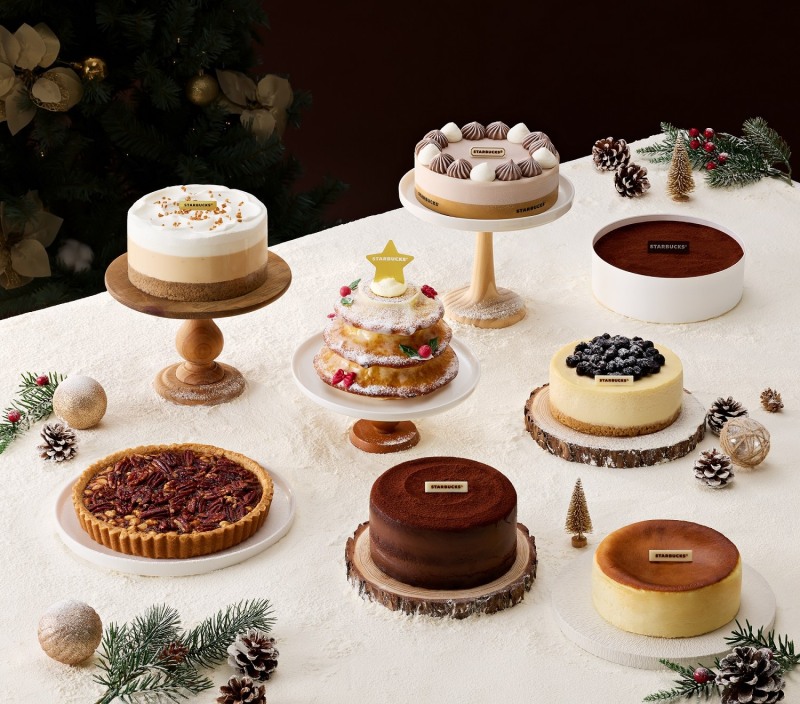스타벅스, 크리스마스 케이크 온라인 스토어 예약 주문 행사 진행