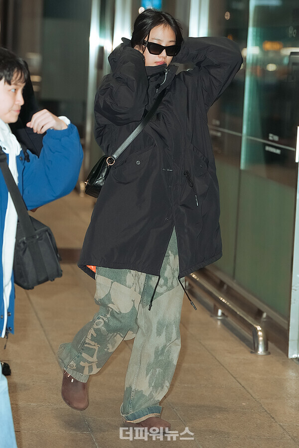 뉴진스민지,김포국제공항출국