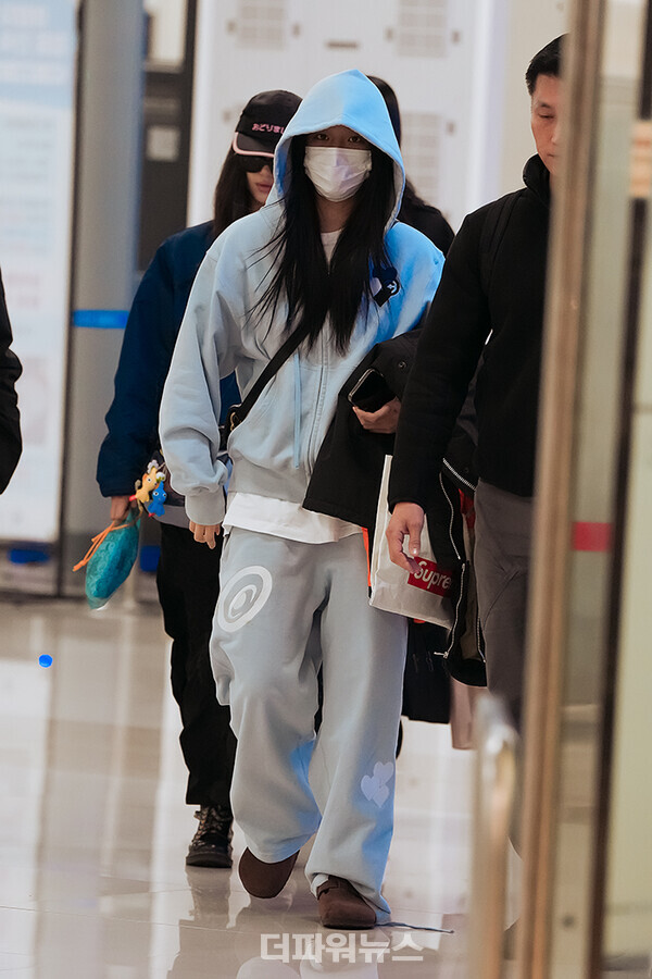 뉴진스민지,김포국제공항입국
