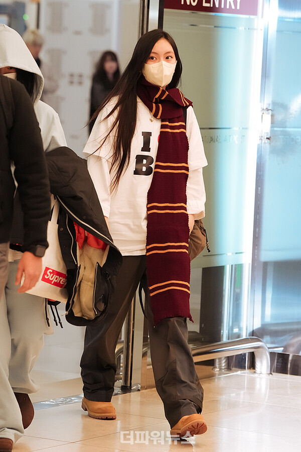 뉴진스혜인,김포국제공항입국