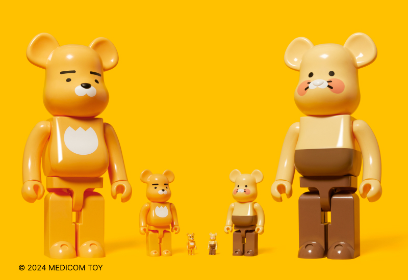 카카오프렌즈, 베어브릭 컬래버레이션 굿즈 출시