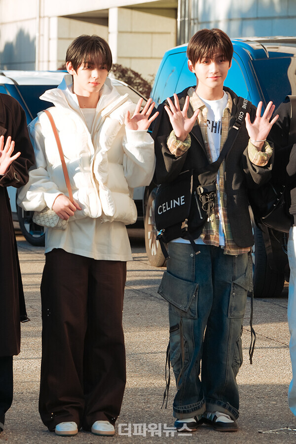 투어스한진-지훈,KBS뮤직뱅크출근길