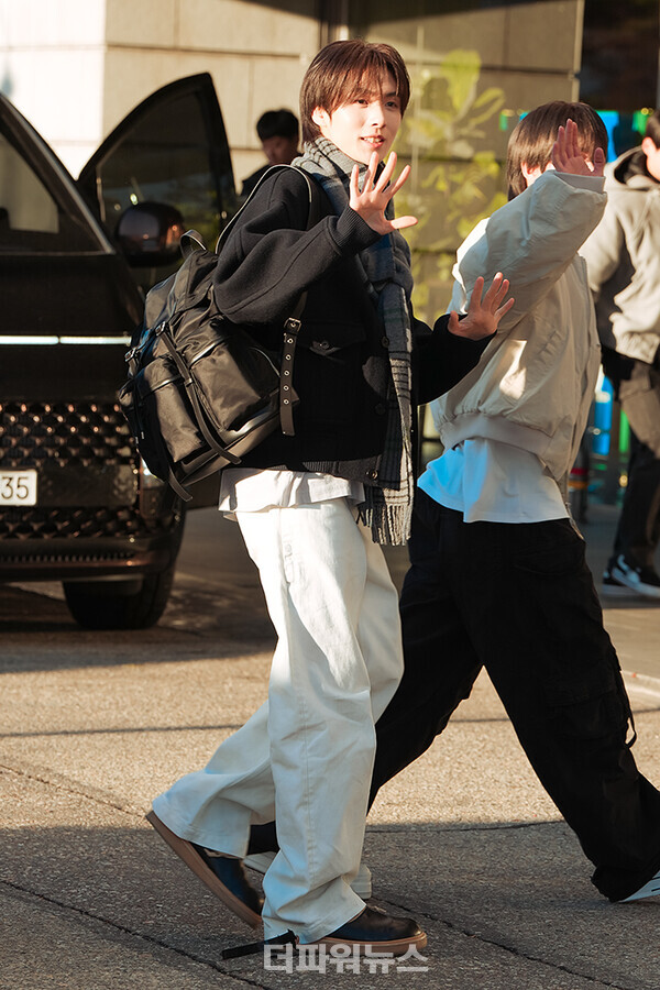 투어스영재,KBS뮤직뱅크출근길