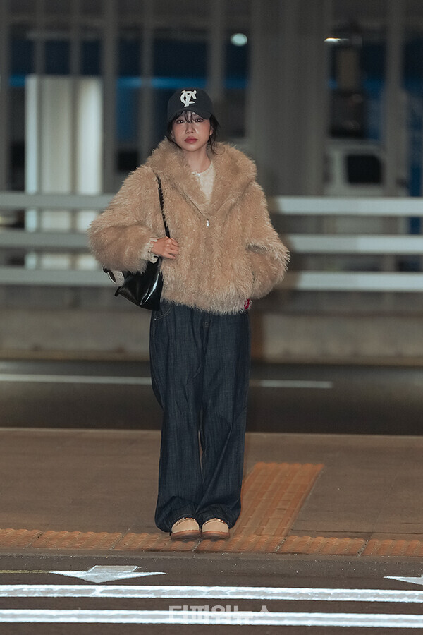 조유리,인천국제공항출국