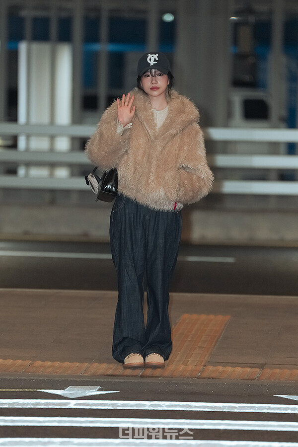 조유리,인천국제공항출국