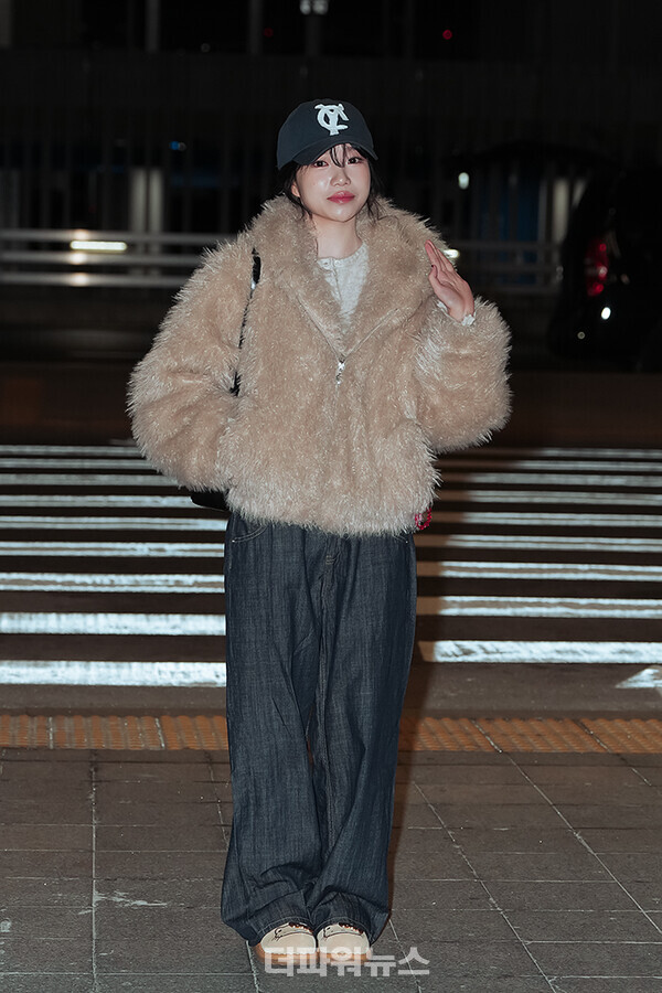 조유리,인천국제공항출국