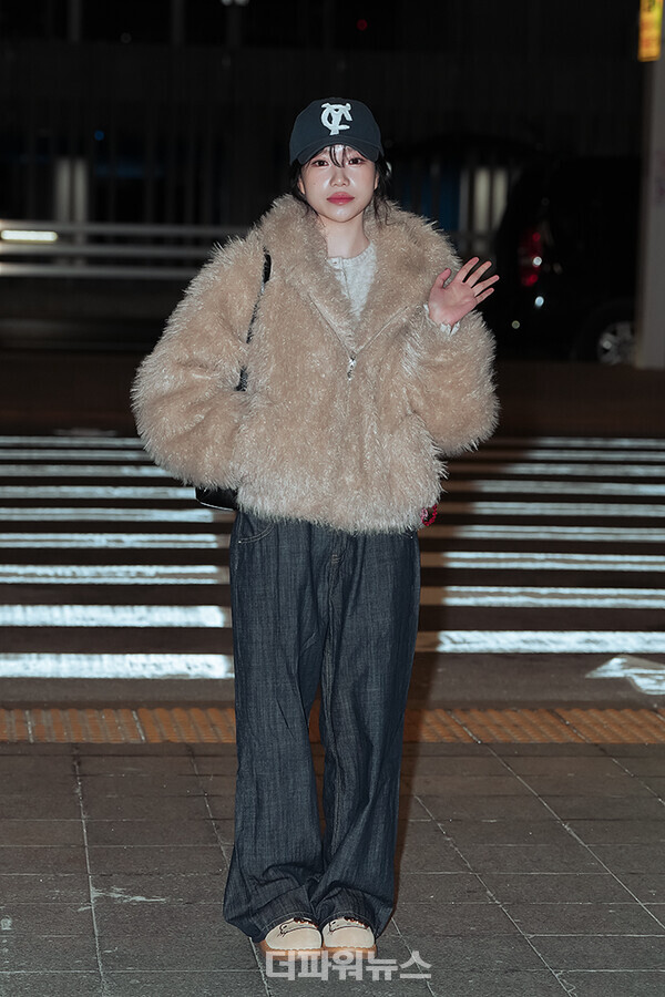 조유리,인천국제공항출국