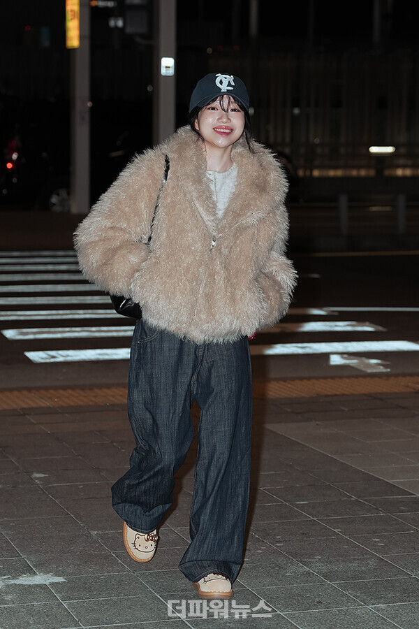 조유리,인천국제공항출국