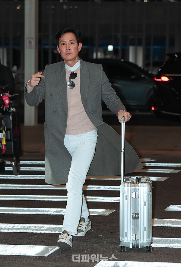 이정재,인천국제공항출국