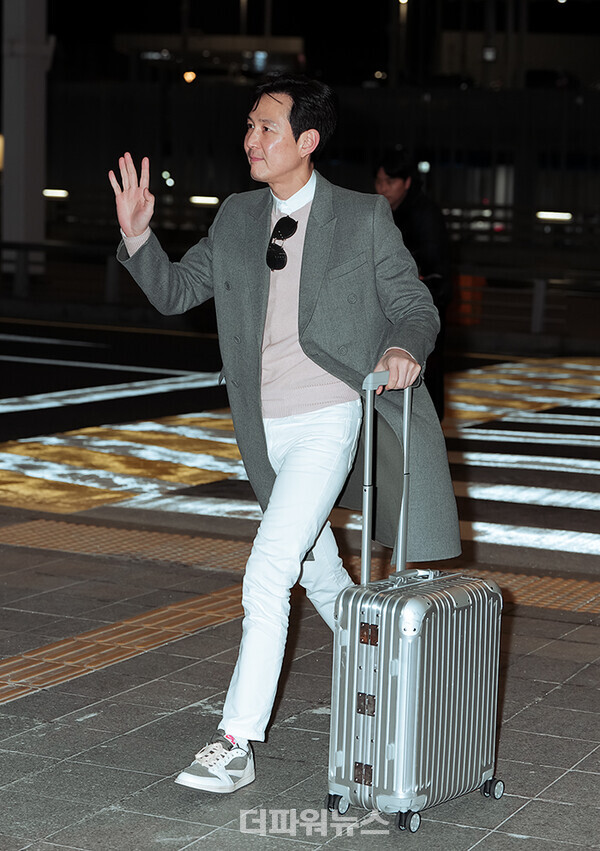 이정재,인천국제공항출국