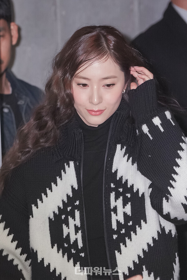 정수정,포토월행사