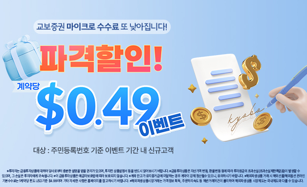 교보증권, 해외선물 마이크로 상품 수수료 할인 이벤트 실시