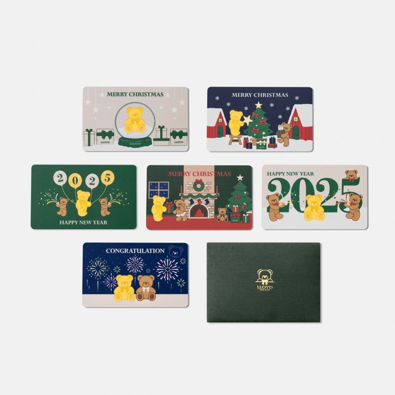 이랜드 로이드, 홀리데이 에디션 순금카드 선보여