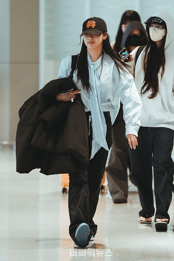 뉴진스민지,김포국제공항출국