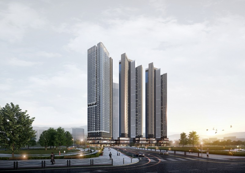 더샵 퍼스트월드 서울 투시도.(사진=포스코이앤씨)