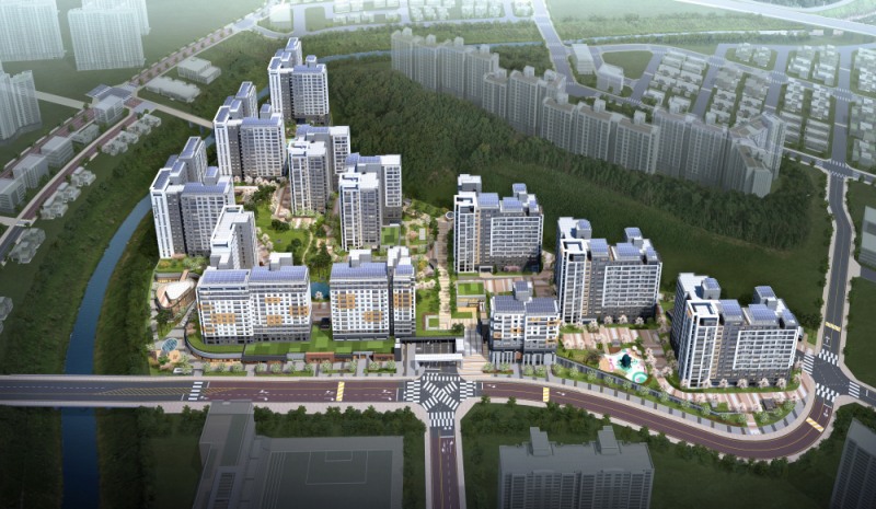 검단신도시 파밀리에 엘리프 조감도.