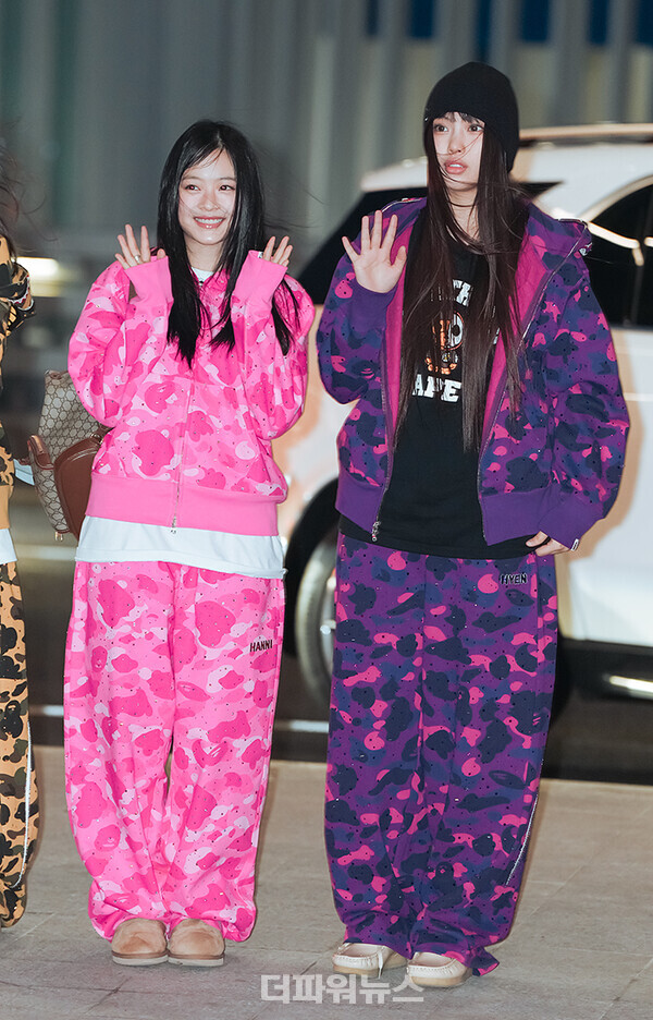 뉴진스하니-혜인,인천국제공항출국