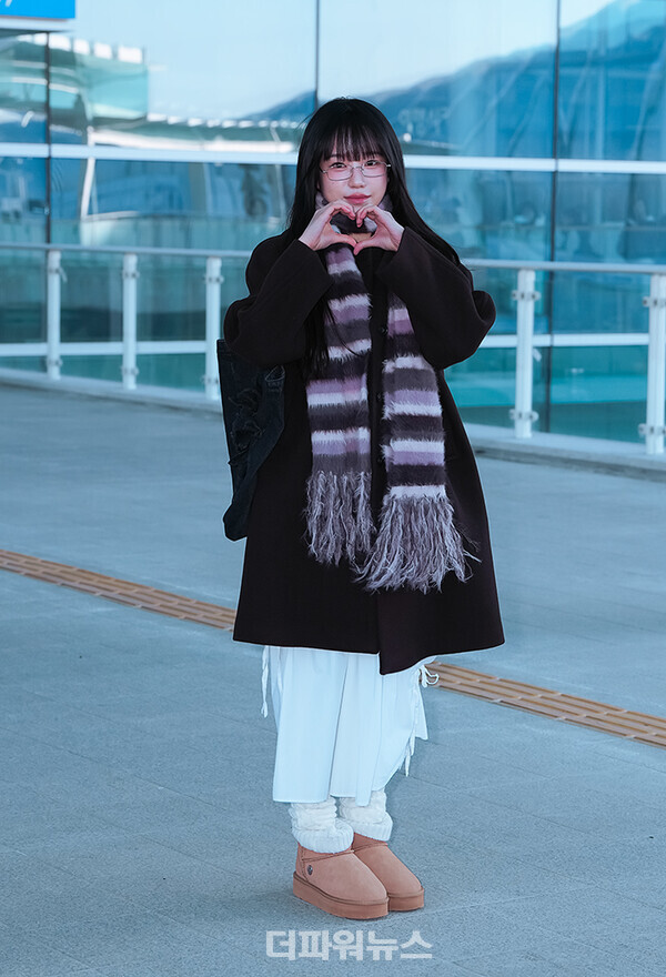 조유리,인천국제공항출국