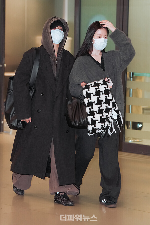 여자아이들민니-슈화,인천국제공항입국