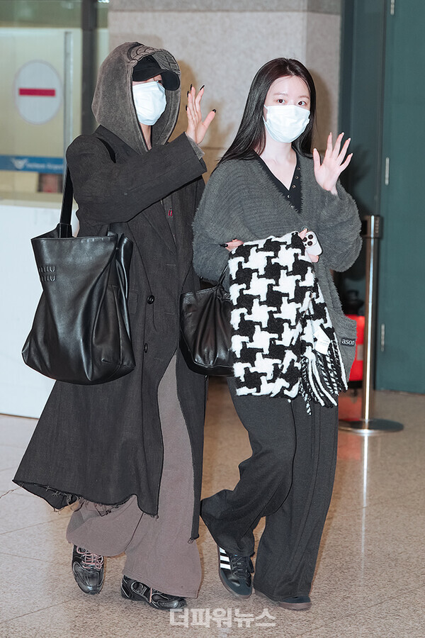 여자아이들민니-슈화,인천국제공항입국