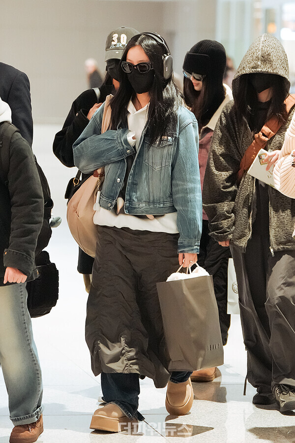 뉴진스하니,인천국제공항입국