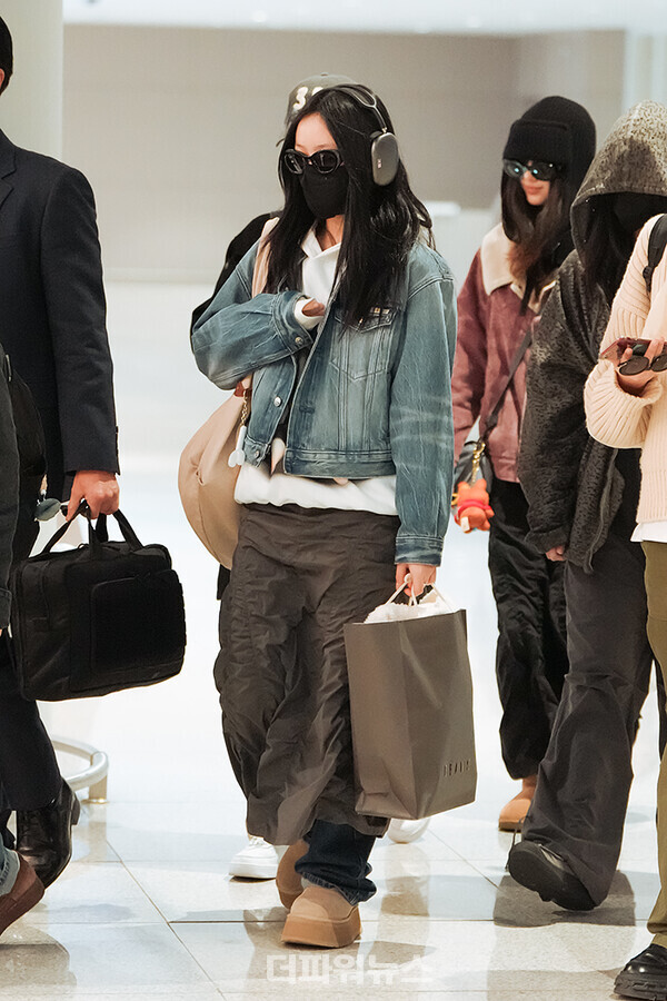 뉴진스하니,인천국제공항입국